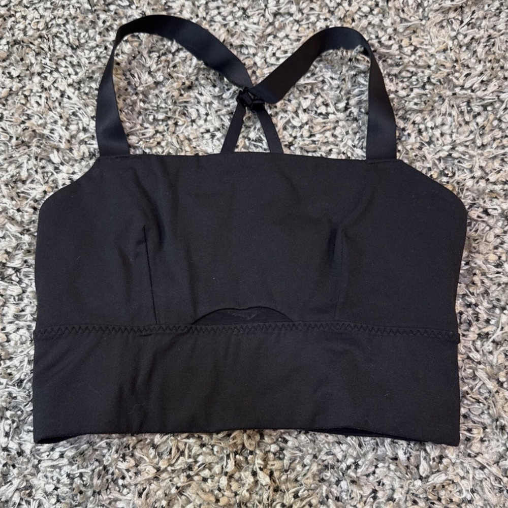 Athleta Black Lotus Sports Bra